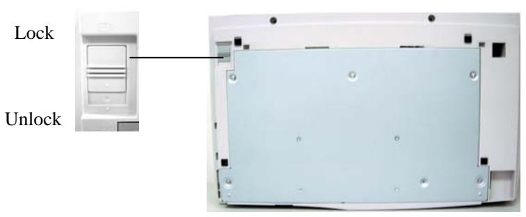 AVISION FB2080E - Removing the shipping lock - 1