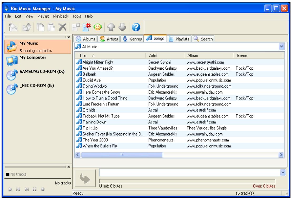 RIO CARBON - Rio Music Manager - 1