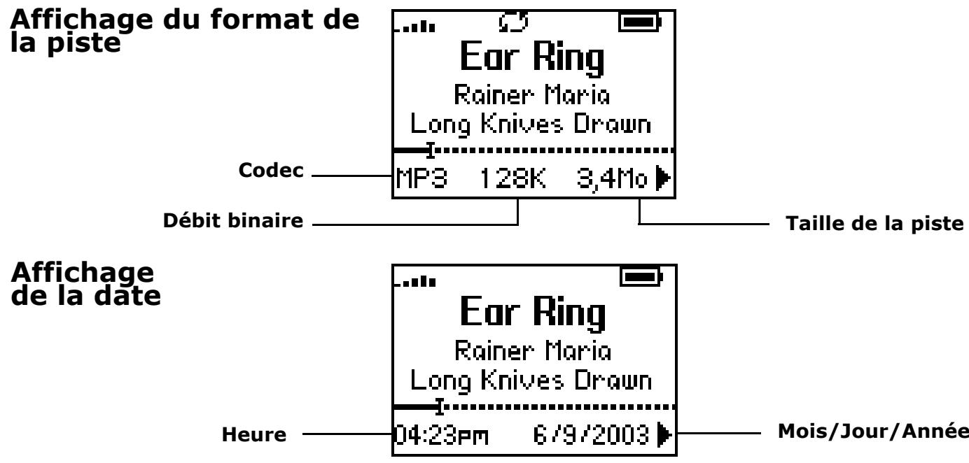 RIO NITRUS - Présentation de l'écran LCD - 3
