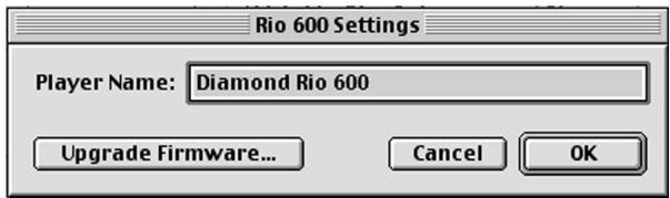 RIO 600 - Upgrading the Rio firmware—Mac - 1