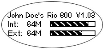 RIO 800 - Displaying About information - 1
