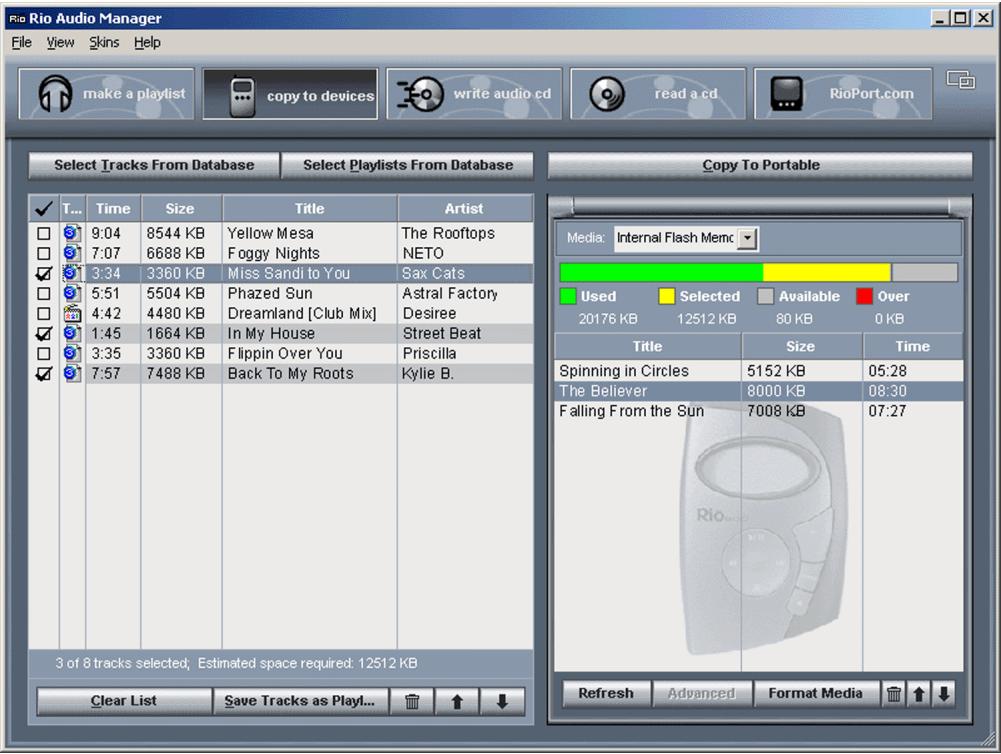 RIO 800 - Copy to devices - 1