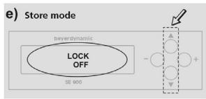 BEYERDYNAMIC IMS 900 - How to set the Lock Function - 5