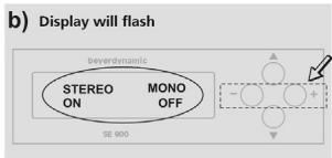 BEYERDYNAMIC IMS 900 - How to adjust Stereo or Mono - 2