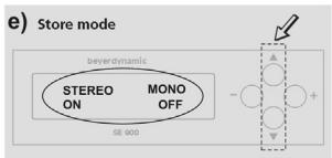BEYERDYNAMIC IMS 900 - How to adjust Stereo or Mono - 5