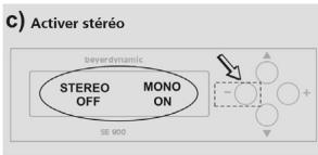 BEYERDYNAMIC IMS 900 - Sélection stéréo ou mono - 3