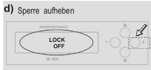 BEYERDYNAMIC IMS 900 - Sperrfunktion - 4