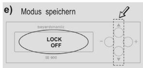 BEYERDYNAMIC IMS 900 - Sperrfunktion - 5