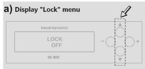 BEYERDYNAMIC IMS 900 - How to set the Lock Function - 1