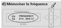 BEYERDYNAMIC IMS 900 - Réglage de la fréquence d'émission - 4
