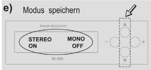 BEYERDYNAMIC IMS 900 - Stereo oder Mono einstellen - 5