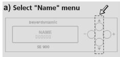 BEYERDYNAMIC IMS 900 - How to adjust Names - 1