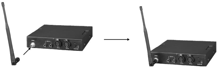 BEYERDYNAMIC IMS 900 - Connecter l'antenne - 1
