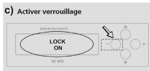 BEYERDYNAMIC IMS 900 - Fonction verrouillage - 3