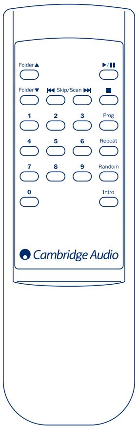CAMBRIDGE TOPAZ CD10 - REMOTE CONTROL - 1