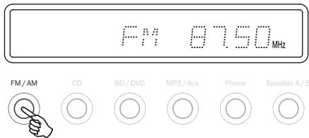 CAMBRIDGE TOPAZ SR10 - Tuning and listening to the built in tuner - 1