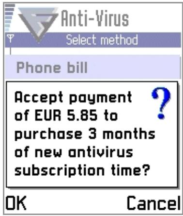 F-SECURE MOBILE ANTI-VIRUS FOR SERIES 60 - A.2 SMS-Based Purchase - 3