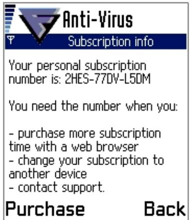 F-SECURE MOBILE ANTI-VIRUS FOR SERIES 60 - A.2 SMS-Based Purchase - 1