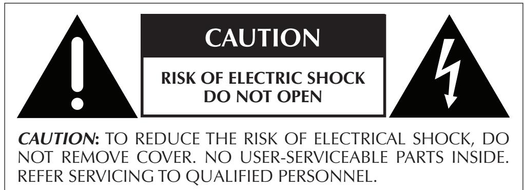 CLASSE AUDIO CA-2100 - WARNING: TO REDUCETHE RISK OF FIRE OR ELECTRIC SHOCK, DO NOT EXPOSE THIS APPLIANCE TO RAIN OR MOISTURE. - 1