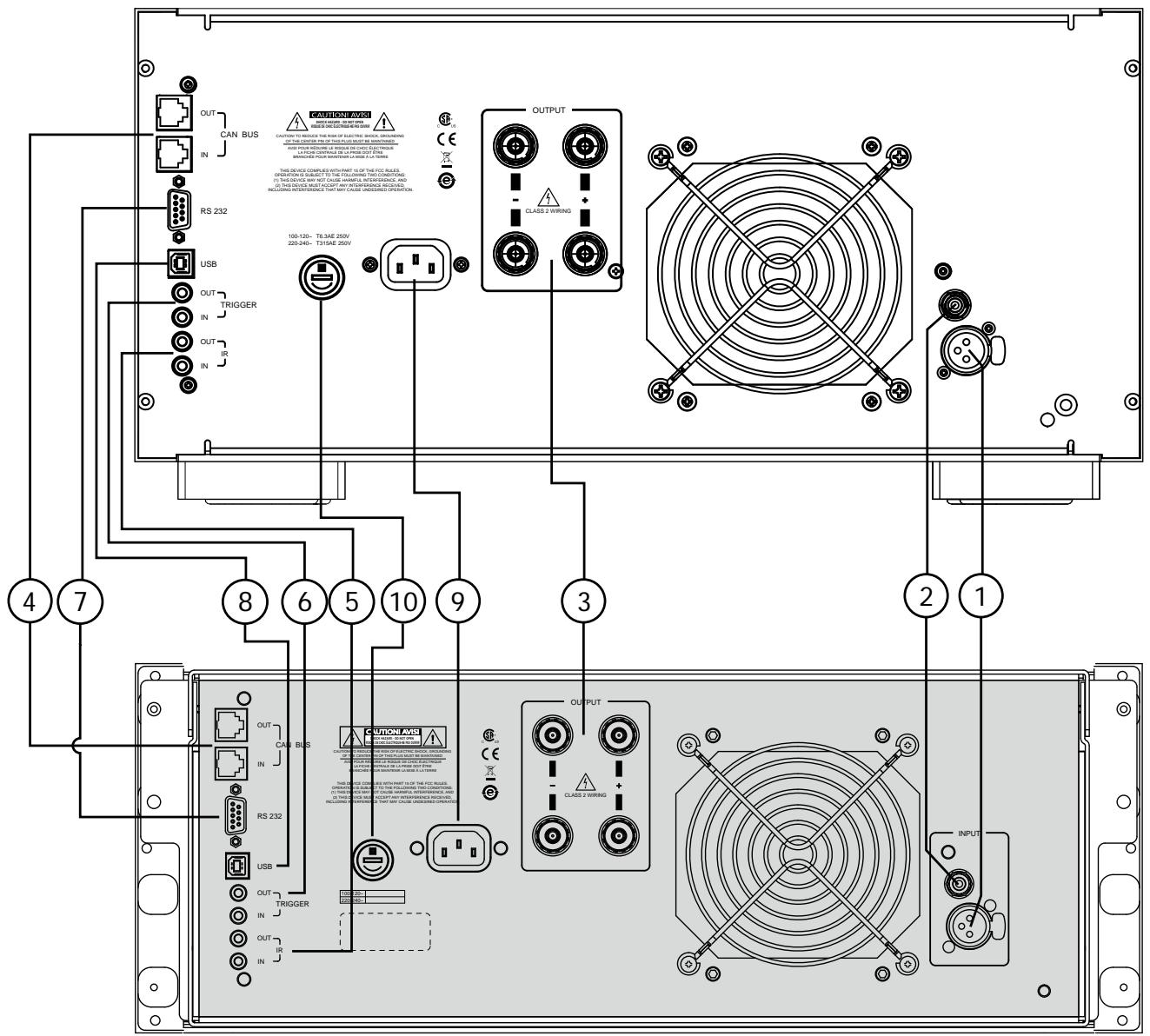 CLASSE AUDIO CA-M300 - Standby button &amp; LED indicator - 2