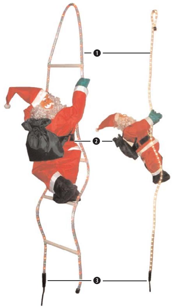 MELINERA KH 4161 CLIMBING FATHER CHRISTMAS - CLIMBING FATHER CHRISTMAS - 3