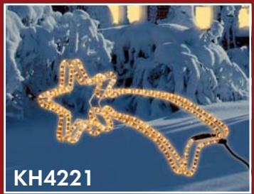 MELINERA KH 4218 3D-ILLUMINATED CHRISTMAS DECORATION - CHRISTMAS DECORATION - 4