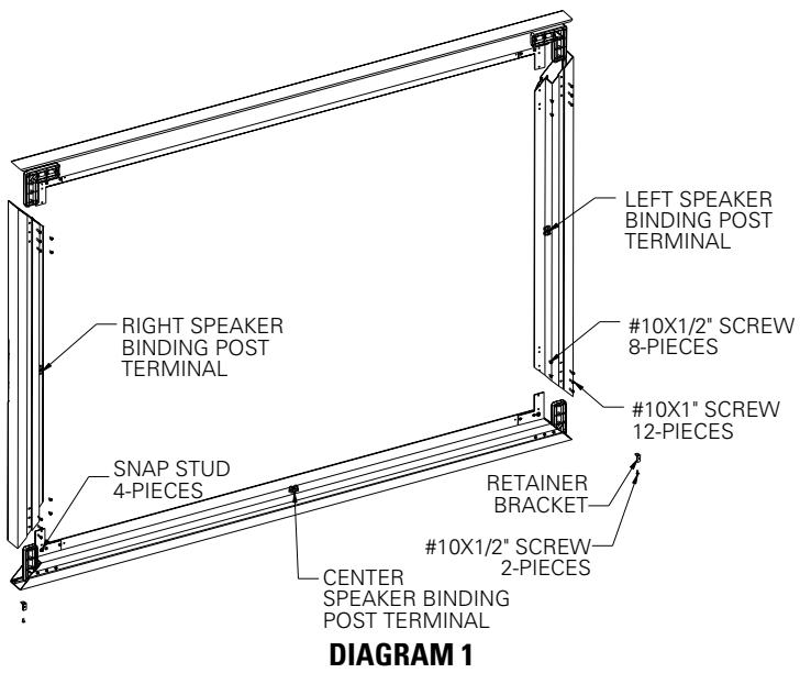 DA-LITE ACOUSTICAL IMAGER - FRAME ASSEMBLY - 1