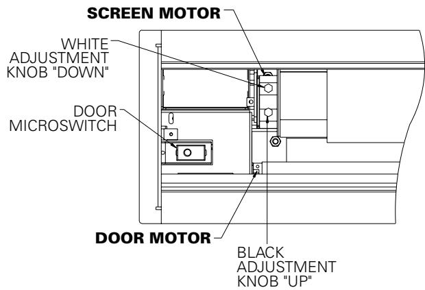DA-LITE ADVANTAGE DELUXE ELECTROL - CAUTION! DO NOT CUT TAPE ON FABRIC WITH A KNIFE OR ANY SHARP TOOL. REMOVE BY HAND. - 1