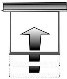 DA-LITE ADVANTAGE MANUEL - Advantage MANUEL avec CSR (controlled screen return) - 1