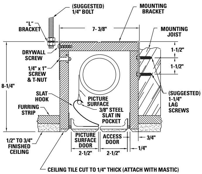 DA-LITE BOARDROOM ELECTROL - LESS SCREEN DROP - 3
