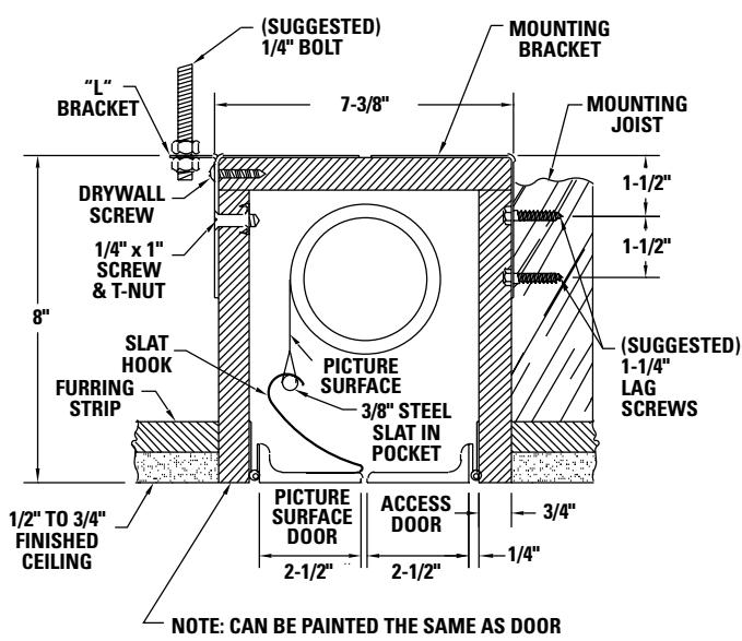 DA-LITE BOARDROOM ELECTROL - LESS SCREEN DROP - 2