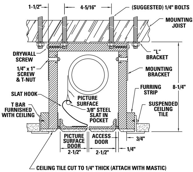 DA-LITE BOARDROOM ELECTROL - LESS SCREEN DROP - 5