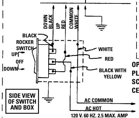 DA-LITE COSMOPOLITAN ELECTROL - 120V WIRING DIAGRAM - 2