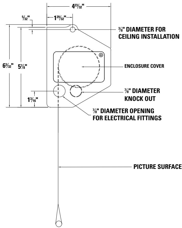 DA-LITE COSMOPOLITAN ELECTROL - COSMOPOLITAN ELECTROL INSTALLATION - 2