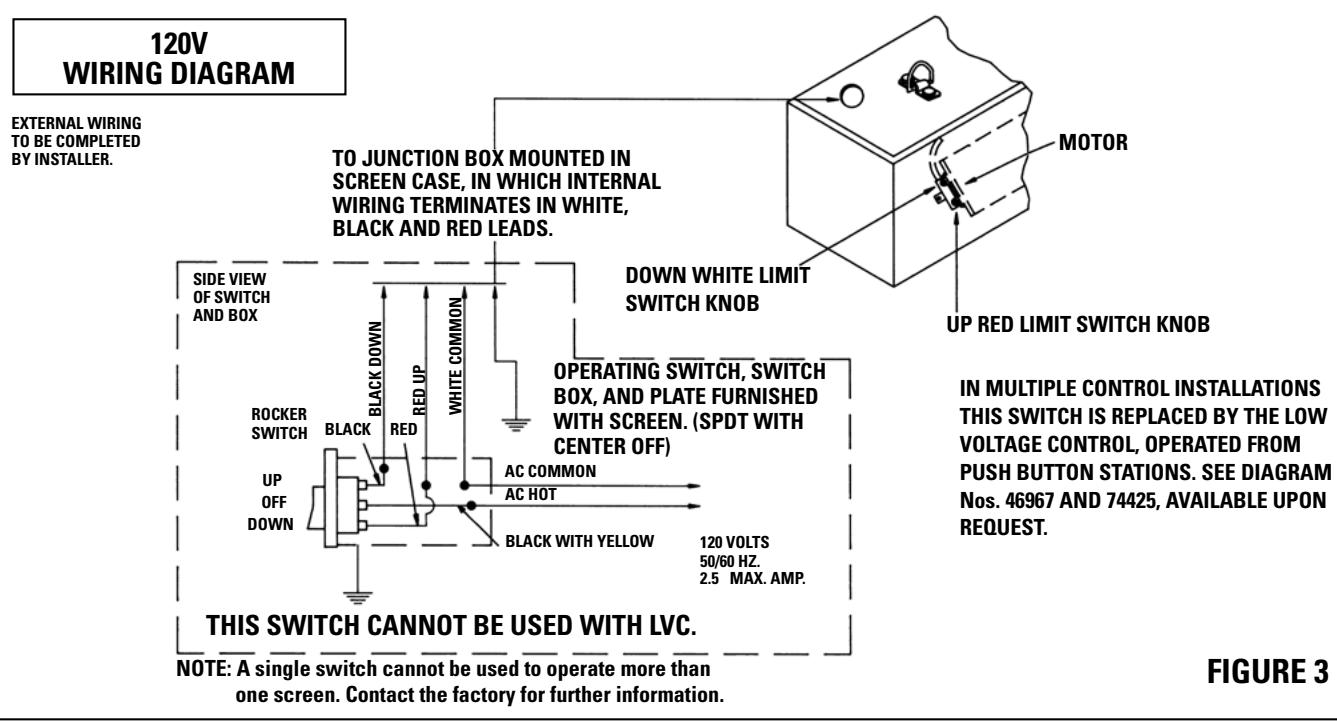 DA-LITE DESIGNER ELECTROL - FOR CEILING MOUNTING - 3