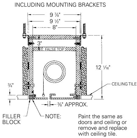 DA-LITE EXECUTIVE ELECTROL - SUGGESTED METHODS OF INSTALLATION - 1