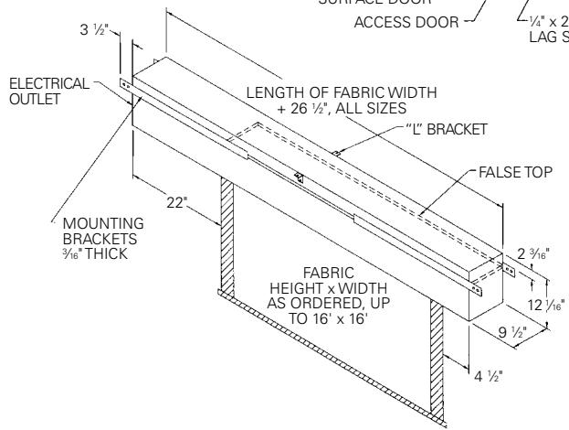 DA-LITE EXECUTIVE ELECTROL - SUGGESTED METHODS OF INSTALLATION - 4