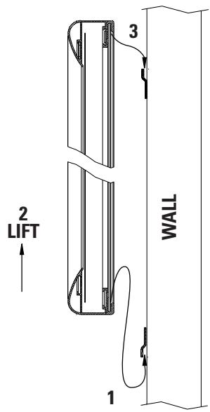 DA-LITE IMAGER - METHOD 1 (SCREENS 80^ AND SMALLER IN VIEWING WIDTH) - 2