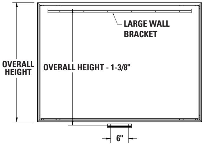 DA-LITE IMAGER - METHOD 1 (SCREENS 80^ AND SMALLER IN VIEWING WIDTH) - 1
