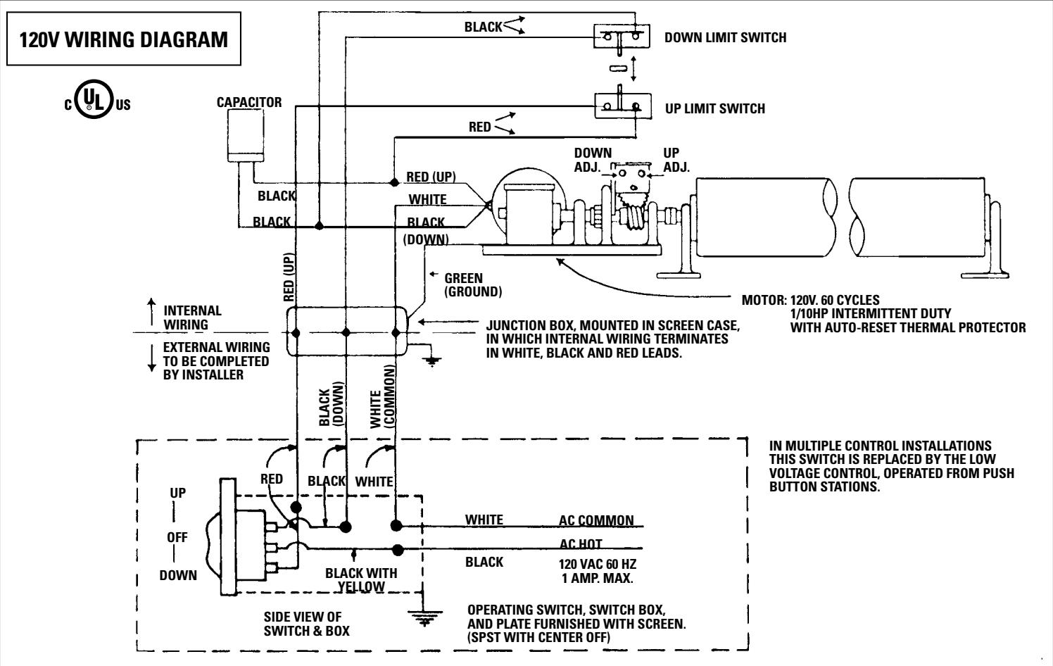 DA-LITE SENIOR ELECTROL - PICTURE SURFACE DOES NOT ROLL COMPLETELY INTO CASE - 7