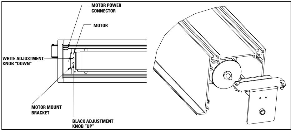 DA-LITE TENSIONED ADVANTAGE ELECTROL - LESS SCREEN DROP - 1
