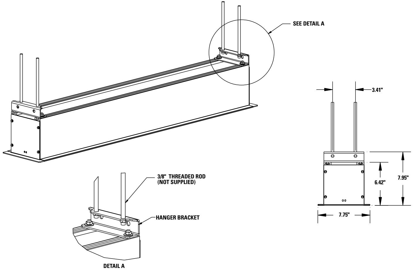 DA-LITE TENSIONED ADVANTAGE ELECTROL - SCREEN AND ROLLER ASSEMBLY INSTALLATION - 3