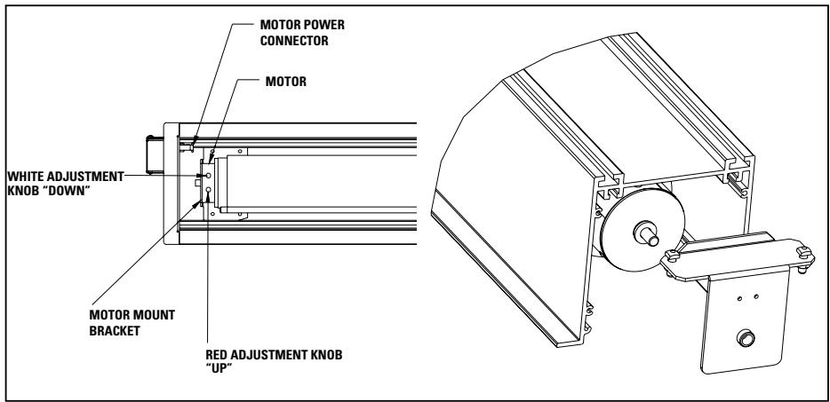 DA-LITE TENSIONED ADVANTAGE ELECTROL - LESS SCREEN DROP - 1