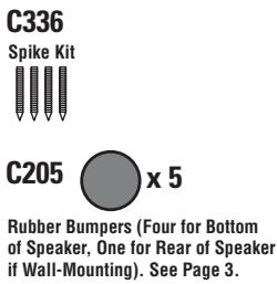 INFINITY CC225 - WHAT'S INCLUDED - 2