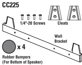 INFINITY CC225 - WHAT'S INCLUDED - 1