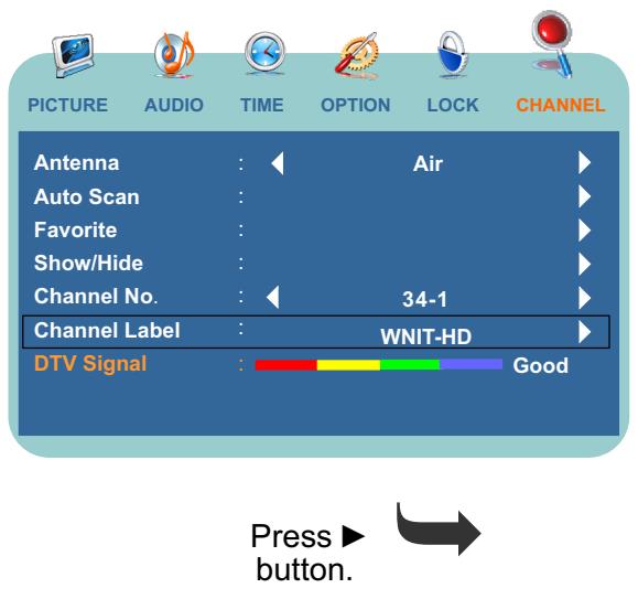 JENSEN VOYAGER JE1507DC - Editing Channel Label - 1
