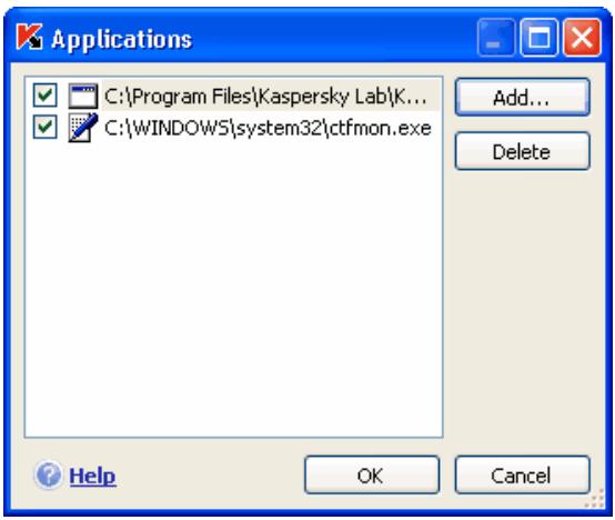 KAPERSKY ANTI-VIRUS 6.0 - Configuring advanced settings - 3