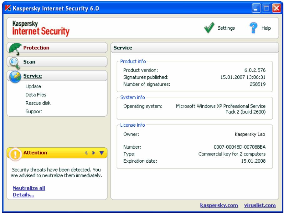 KAPERSKY ANTI-VIRUS 6.0 - General information about the program - 1