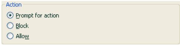 KAPERSKY ANTI-VIRUS 6.0 - Selecting responses to dangerous objects - 1