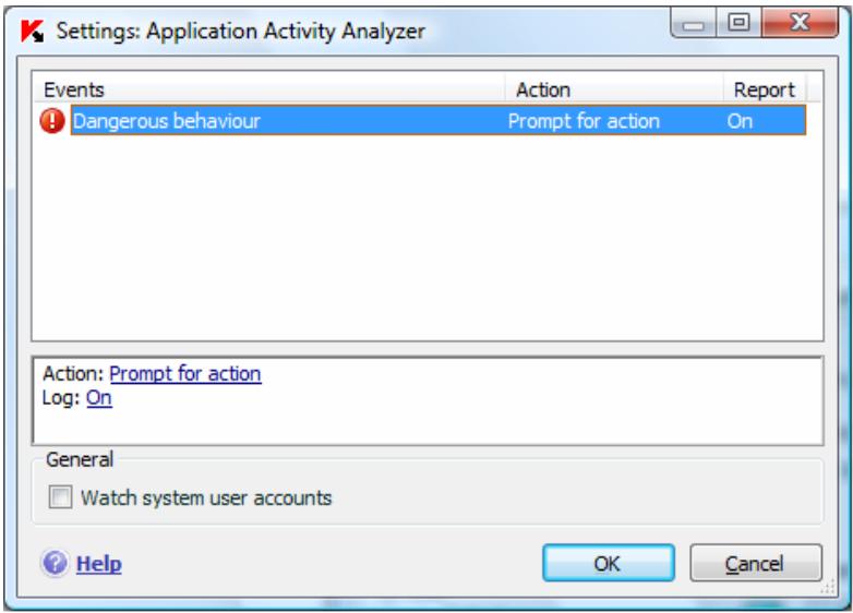 KAPERSKY ANTI-VIRUS 6.0 - Specifics of configuring application activity control in Kaspersky Anti-Virus under Microsoft Windows XP Professional x64 Edition, Microsoft Windows Vista, or Microsoft Windows Vista x64: - 1
